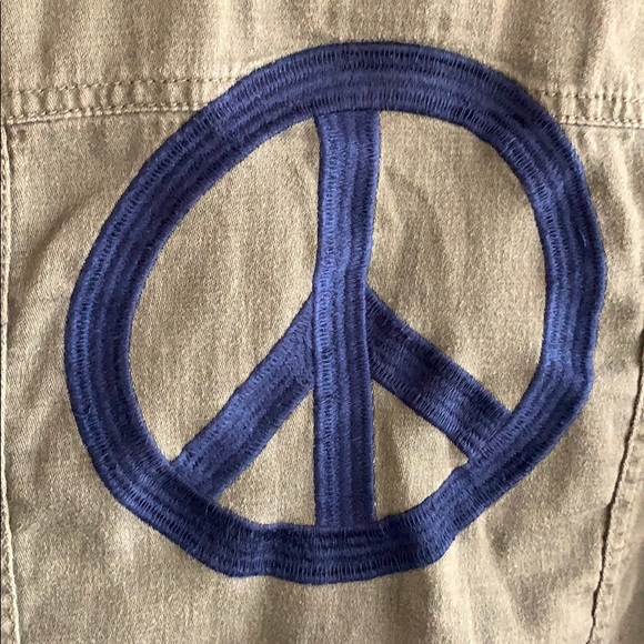 PINK Military Jacket/Shirt w/70’s Patches - Picture 4 of 7